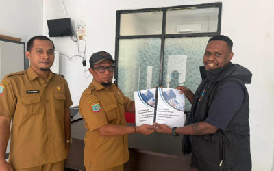 PT Kasuari Solusi Teknologi Serahkan Dokumen Panduan dan Gelar Pelatihan Admin Website Dinas Pertanahan Kabupaten Sorong
